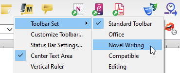 Changing the toolbar icons